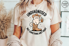 Undiagnosed But Something Ain&#039;t Right|Mental Health Saying Product Image 3