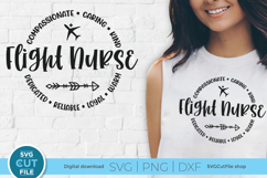 Flight Nurse svg, a unisex nurse appreciation svg file Product Image 1