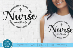 Nurse svg, RN svg, Nursing svg, a nurse appreciation svg Product Image 1