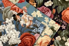 Vintage Bouquets Digital Papers - Seamless Patterns Product Image 3