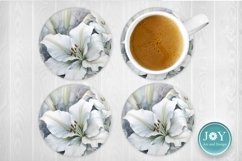 CLASSIC AND ELEGANT LILIES SUBLIMATION MUG DESIGN Product Image 3