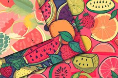 Summer Fruit Digital Papers - Seamless Patterns Product Image 3