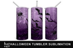 Halloween Tumbler PNG | Purple Sublimation Tumbler Product Image 2