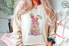 Bunny Easter Coquette|Floral Easter Bunny|Spring Flowers Product Image 3