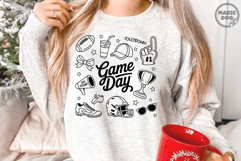 Football Doodles|Touchdown Season|Football Coquette Game Day Product Image 3