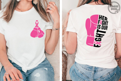 Her Fight Is My Fight Breast Cancer Awareness Pink Ribbon Product Image 3