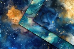 Starry Night Galaxy Digital Papers - Seamless Patterns Product Image 3