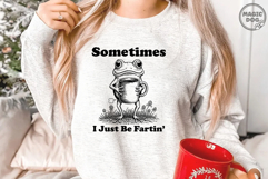 Funny Frog Coffee Mug Quote SVG: Fartin' Frog Product Image 3
