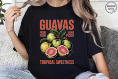 Vintages Retro Guavas|Summer Garden, Fruit Lover PNG Product Image 3