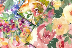 Summer Floral Digital Papers - Seamless Patterns Product Image 3