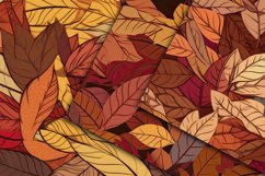 Autumn Leaves Digital Papers - Seamless Patterns Product Image 3