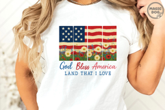 God Bless America Land That I Love|4th of July American PNG Product Image 3