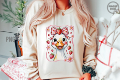 Cute Goose Strawberry PNG|Strawberry Goose Coquette Summer Product Image 3