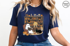 Ghost Reading Book|Spooky Book Lover|Halloween Ghost Book Product Image 3