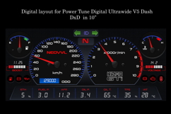 Digital Layout for Power Tune Digital Ultrawide V5 Dash Product Image 3