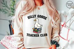 Silly Goose Teacher Club Back to School SVG|Teacher Goose Product Image 3