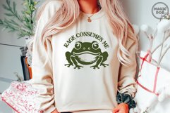 Rage Consumes Me Frog|Mental Health|Funny Frog Meme Saying Product Image 3