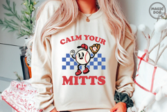 Calm Your Mitts Baseball|Baseball Game Day|Baseball Mama Product Image 2