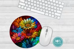 FLOWERS PNG CLIPART FOR DOOR HANGER, COASTERS AND MORE Product Image 3
