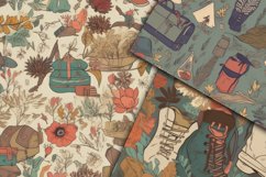 Wanderlust Digital Papers - Seamless Patterns Product Image 3