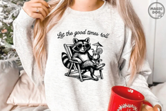Let The Good Times Roll|Funny Raccoon Summer|Cute but Feral Product Image 6