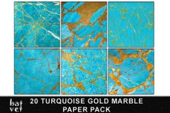 Turquoise Paper Pack | Marble Textures | Marble Background Product Image 3