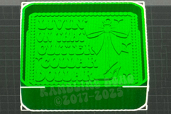Glitter Collar Dollar Freshie/Soap Mold Housing STL Product Image 4