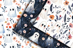 Boho Ghosts Digital Papers - 16 Seamless Patterns Product Image 3
