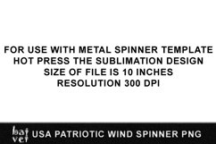 Patriotic Wind Spinner Sublimation PNG Product Image 3