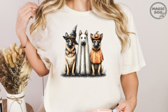 Halloween Ghost German Shepherd Dog|Ghost Dog, Pumpkin Dog Product Image 3