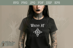 Witchy AF Witches Knot SVG PNG JPG | Witchcraft Sublimation Product Image 5