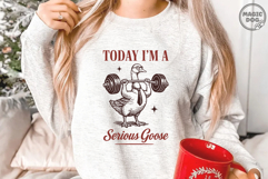 Serious Goose Today|I&#039;m A Serious Goose|Funny Silly Goose Product Image 3