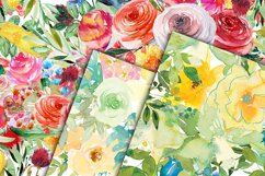 Spring Floral Digital Papers - Seamless Patterns Product Image 3