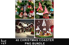 Square Coaster Sublimation Bundle | Christmas Coaster PNG Product Image 3