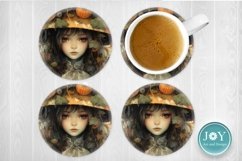 HALLOWEEN MUG SUBLIMATION DESIGN, COFFEE MUG WRAP Product Image 3