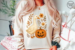Boho Halloween Goose|Halloween Silly Goose Floral Product Image 3