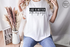 Life Is Better With My Boys|Mom Life|Boy and Mom|Mother Day Product Image 3