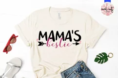 Mama's bestie - Mother SVG EPS DXF PNG Cutting File Product Image 2