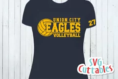 Volleyball SVG | Volleyball Template 006 | Shirt Design Product Image 3