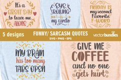 Funny quotes bundle svg Product Image 1