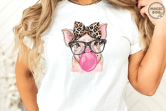 Watercolor Pig with Glasses &amp; Bubblegum|Show Mom Pig Product Image 4