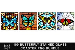 Butterfly Coaster Bundle| Round Sublimation | Square Coaster Product Image 4