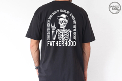 Fatherhood Skeleton Dad|Fatherhood Rocks|Father&#039;s Day SVG Product Image 4