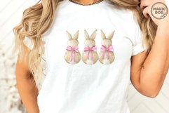Watercolor Easter Bunny|Easter Coquette|Cotton Tails Bunny Product Image 4