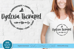 Dyslexia Therapist svg, an LDT or CDT svg for crafters Product Image 1