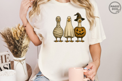 Halloween Goose Skeleton Goose Boo Goose|Spooky Goose PNG Product Image 4
