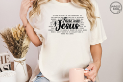 There was Jesus|Christian Jesus|Bible Verse|Aesthetic God Product Image 4