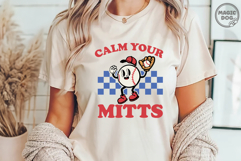 Calm Your Mitts Baseball|Baseball Game Day|Baseball Mama Product Image 4