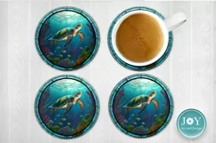 TURTLE PNG CLIPART FOR DOOR HANGER, COASTERS AND MORE Product Image 4