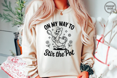 On My Way To Stir The Pot Funny Goose Meme Sarcastic Humor Product Image 4